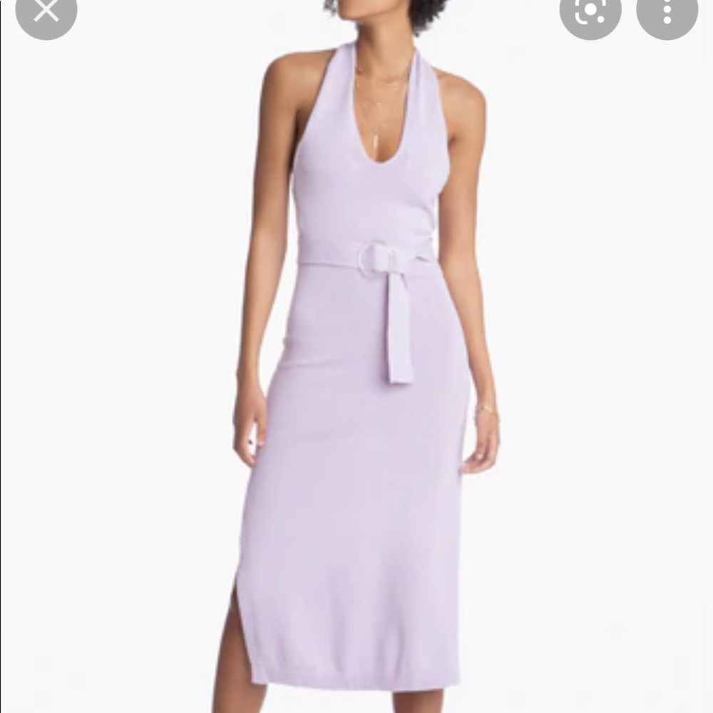 NWOT 525 America Halter Midi Dress Wisteria Lavender
